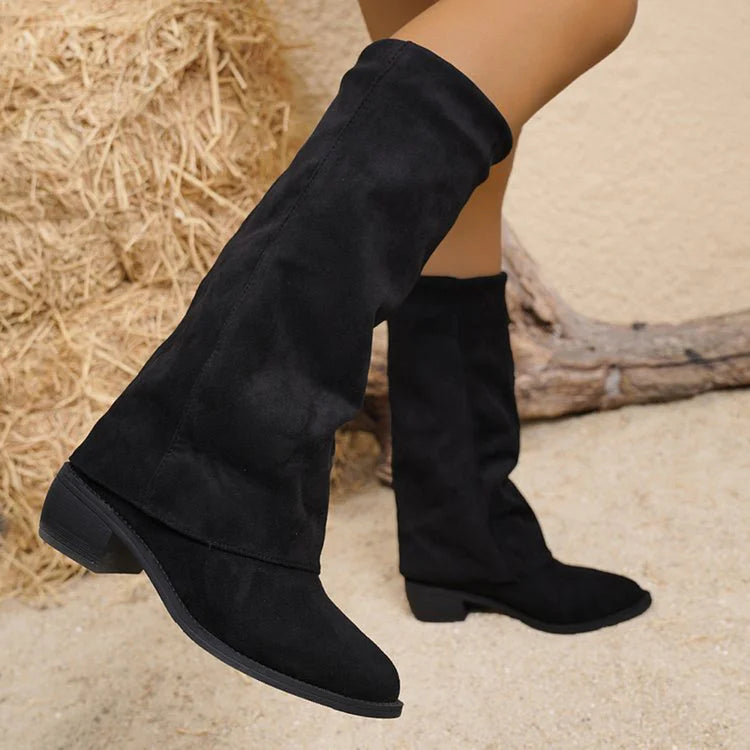 Noémie™ | Bottes Hautes Suédées