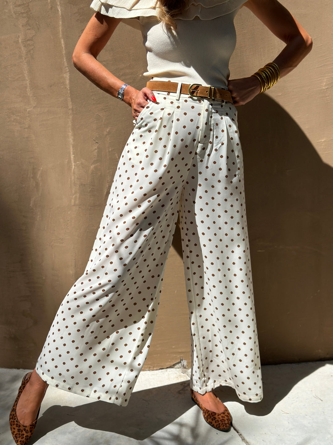 Pantalon Vivianne - Crème