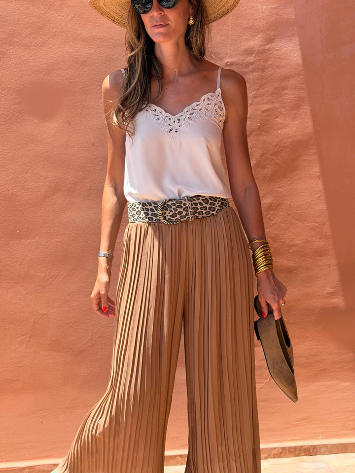 Pantalon Cléore - Camel