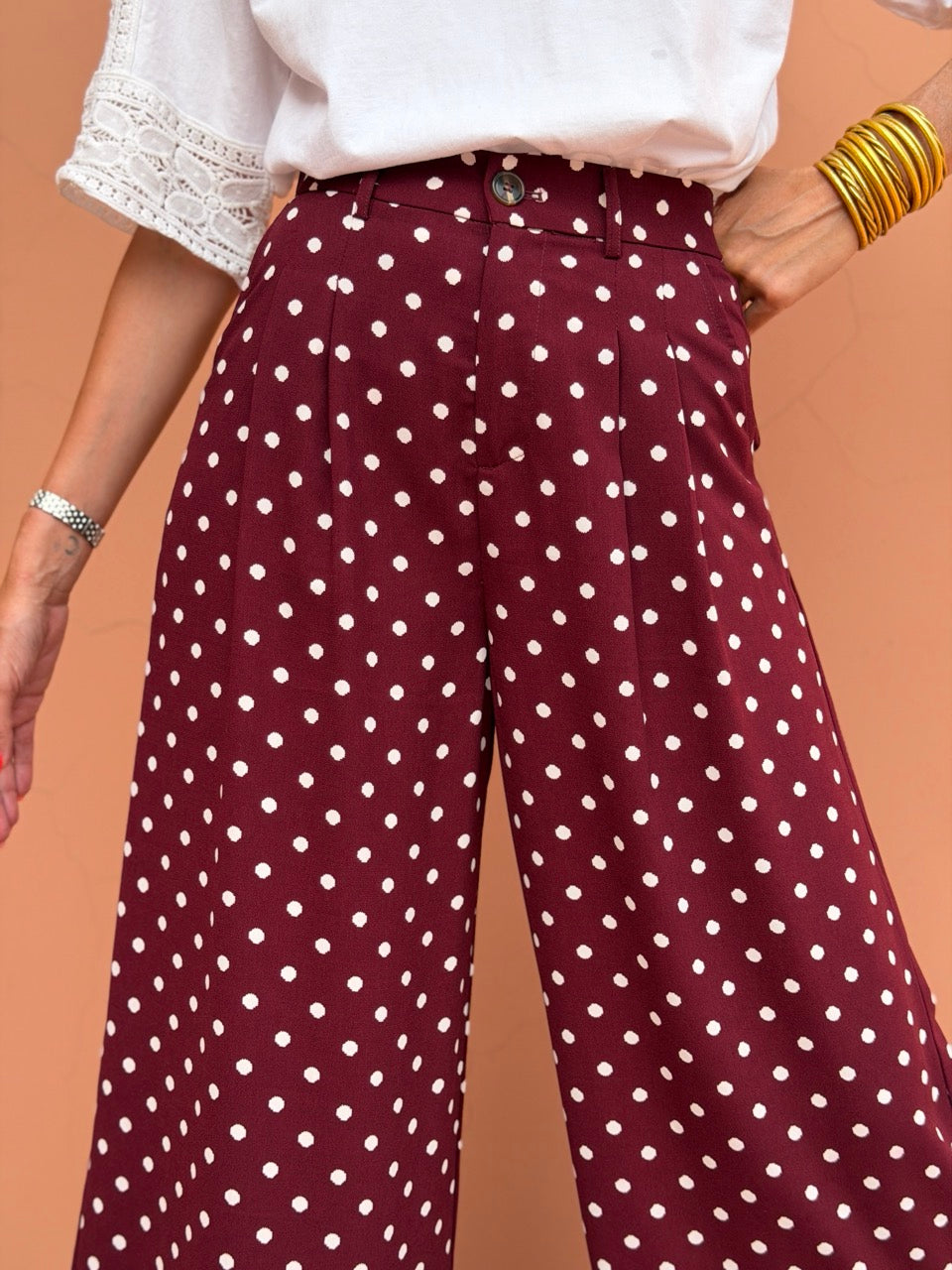 Pantalon Vivianne - Bordeaux