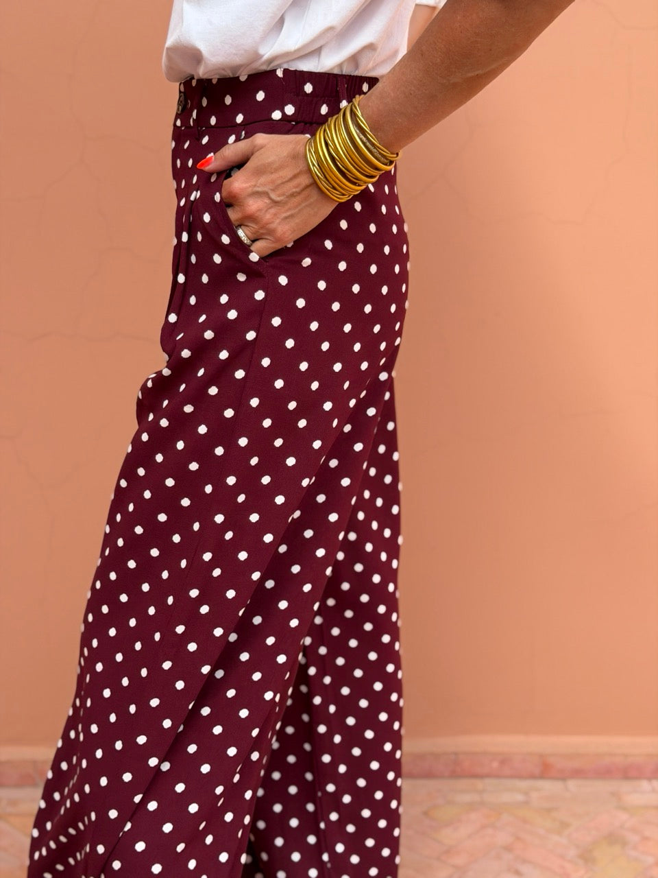 Pantalon Vivianne - Bordeaux