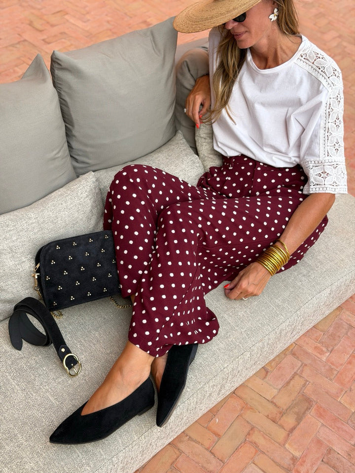 Pantalon Vivianne - Bordeaux