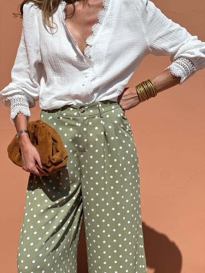 Pantalon Vivianne - Olive