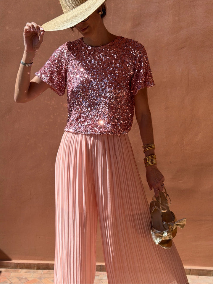 Pantalon Cléore - Rose
