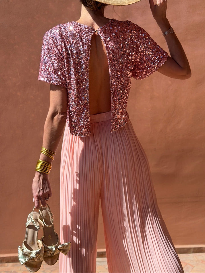 Pantalon Cléore - Rose