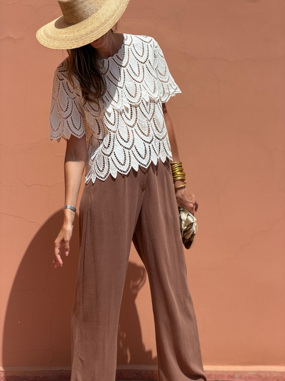 Pantalon Andrina - Chataigne