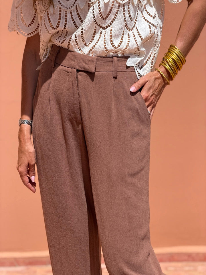 Pantalon Andrina - Chataigne