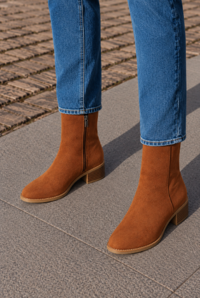 Manon™ | Bottines à Talon Carré