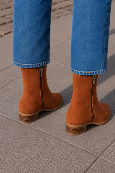 Manon™ | Bottines à Talon Carré