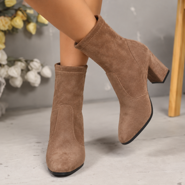 Amélie™ | Bottines Élégance Suédée